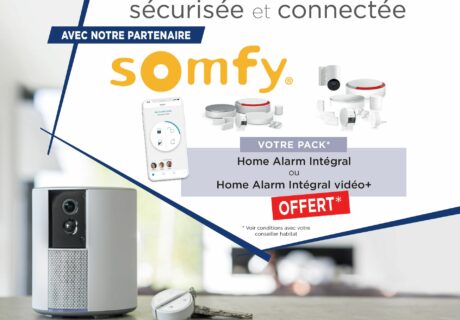 Offre promotion Somfy avec une alarme