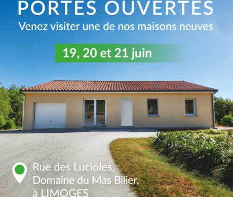 Maison neuve à Limoges avec garage à découvrir en portes ouvertes